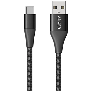 کابل تبدیل USB به USB-C انکر مدل PowerLine Plus II طول 0.9 متر